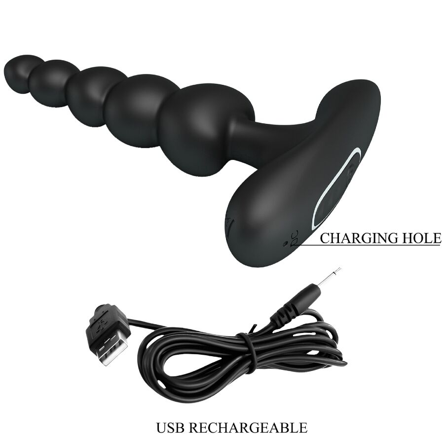 Anal Toys-Corban Vibrator Anal 10 Vibrații Negru-Silicon, 10 6 img 201099 98d776afc2a97080b5e85cb11f50644a 1