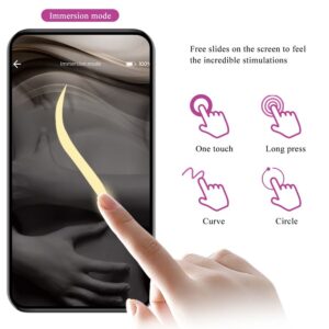 App Series-Leviathan Vibrator Controlat prin App, Mov-Silicon - imagine 4