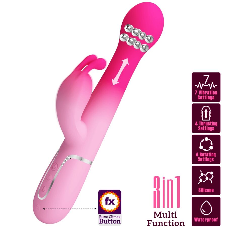 High Tech-Dejon 3 in 1 Rabbit Vibrator Multifuncțional 2 img 201175 fc94988df94060d9481f78464d127e44 1