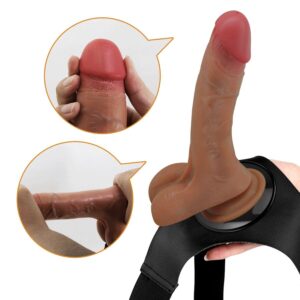 Harness Collection-Ham Universal Tip Chilot cu Dildo Vibrator si - imagine 8