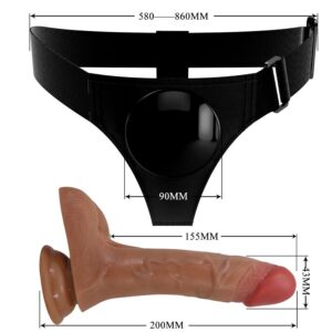 Harness Collection-Ham Universal Tip Chilot cu Dildo Vibrator si - imagine 5