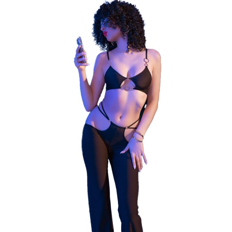 Chilirose-CR-4851 Top Negru și Colanți cu Accesorii Aurii, S/M/L 3 img 201495 5c325f97fcf6c2b9506c10bec1bfecc8 1
