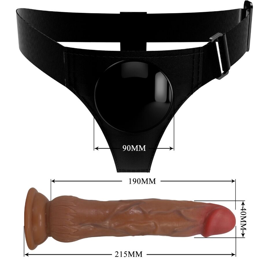 Harness Collection-Kyton Chiloți-ham Universali cu Dildo 8 img 201647 2da99f9772a7c0d2662a8dd073f5cd3b 1