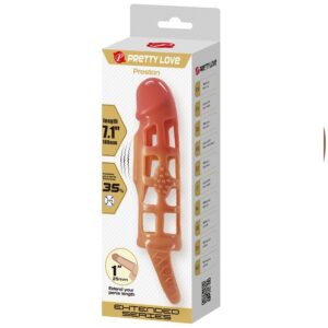 For Him-Preston Manșon Vibrator pentru Penis 18 cm-TPR - imagine 9