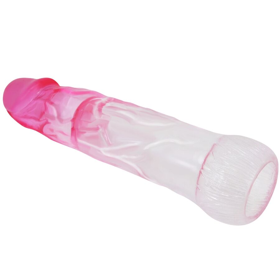 For Him-Neron Realistic Manșon Extensie pentru Penis 6 cm, Roz-TPR 2 img 201707 d22abdabc6392dfa2590f38cf3ee45cc 1