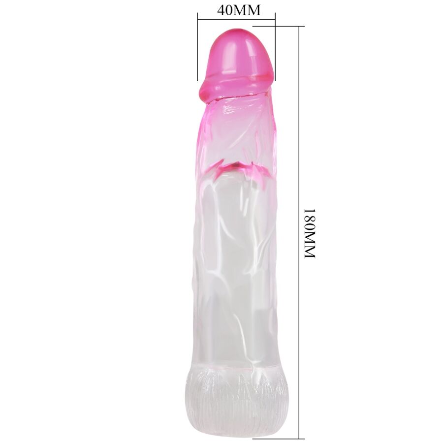 For Him-Neron Realistic Manșon Extensie pentru Penis 6 cm, Roz-TPR 4 img 201709 c593f895fa4fd711c0c4cec3dcb02d9d 1