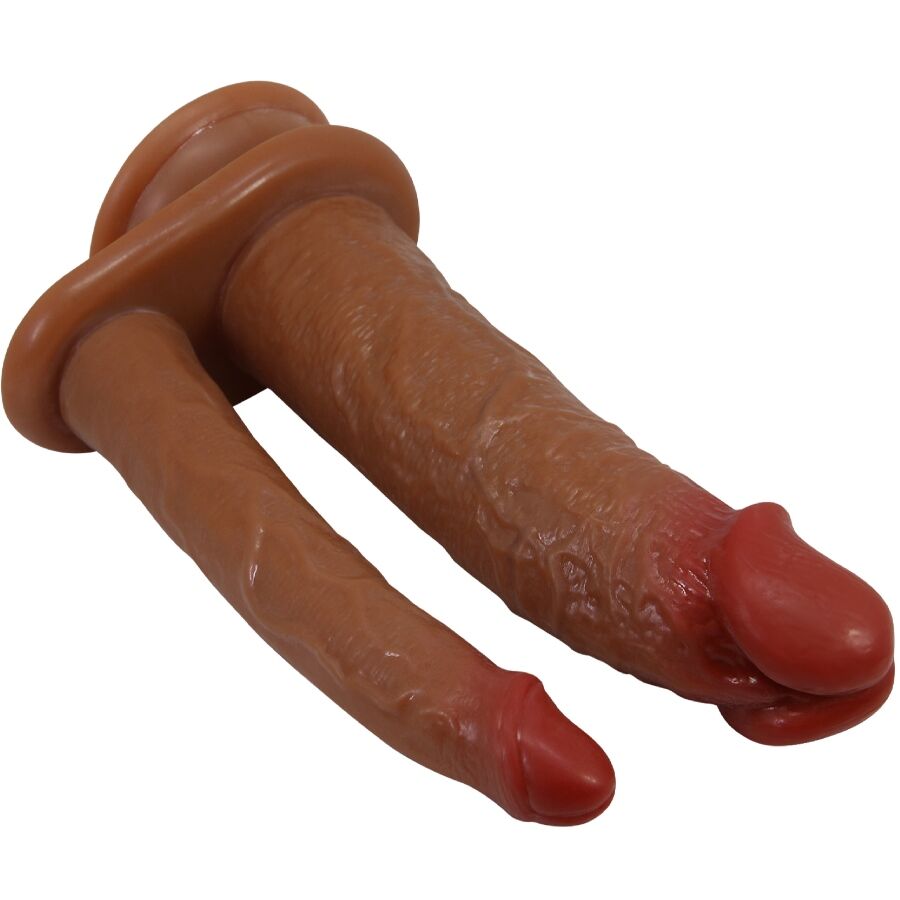 Dildos-Hulbert Dildo Dublu Realistic cu Vibrație Mulato-TPE, 7 2 img 201746 65a855ff97d1e4307fce7e7e8cca263e 1