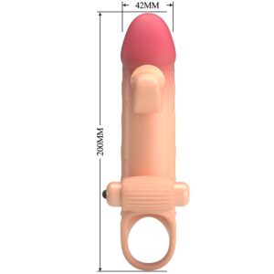 Romance-Manșon Vibrant pentru Penis Natural-TPE 17 Romance-Manșon Vibrant pentru Penis Natural-TPE - imagine 6