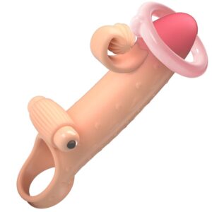 Romance-Manșon Vibrant pentru Penis Natural-TPE 18 Romance-Manșon Vibrant pentru Penis Natural-TPE - imagine 7