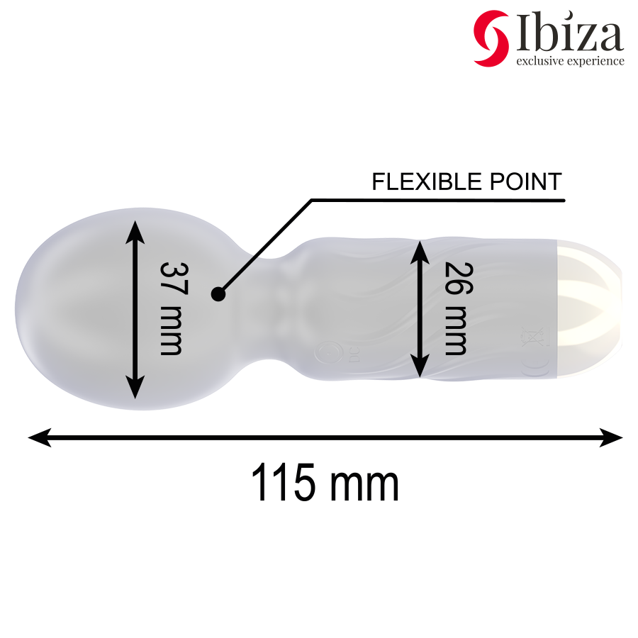 Ibiza-Pocket Wand Vibrator-Silicon, 10 Trepte, Reincarcabil, USB 4 img 202482 3b4ebc71f0f2a172835e8316bb6019b8 1