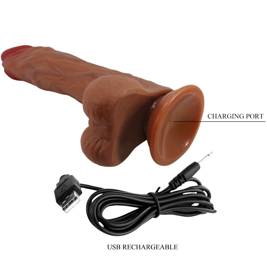 Baile Vibrators-Calisto Realistic Dildo 24 cm Flesh-TPR, 5 Trepte 2 img 202644 92ce30cda69dbfbe61a7312f479085f3 1