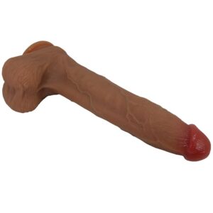 Dildos-Adley Dildo Ultra Realist 28 cm-Silicon, Waterproof - imagine 9