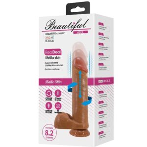 Baile Vibrators-Abel Dildo Realist 21 cm Mulatto-TPR, 5 Trepte 14 Baile Vibrators-Abel Dildo Realist 21 cm Mulatto-TPR, 5 Trepte - imagine 4