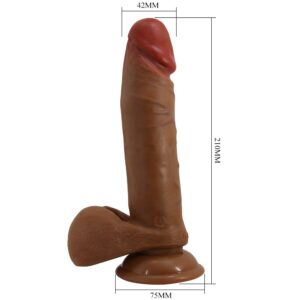 Baile Vibrators-Abel Dildo Realist 21 cm Mulatto-TPR, 5 Trepte 20 Baile Vibrators-Abel Dildo Realist 21 cm Mulatto-TPR, 5 Trepte - imagine 10