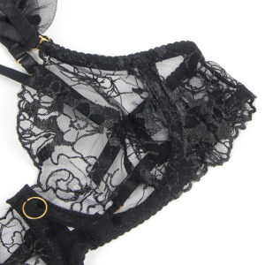 Subblime - 957483 Set Sutien si Jartieră din Dantelă Neagră/, S/M/L/XL 16 Subblime - 957483 Set Sutien si Jartieră din Dantelă Neagră/, S/M/L/XL - imagine 7