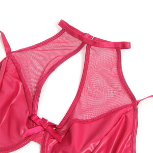 Subblime - 957605 Set Sutien si Fustă Efect Piele Roșu cu Jartieră/, S/M/L/XL 17 Subblime - 957605 Set Sutien si Fustă Efect Piele Roșu cu Jartieră/, S/M/L/XL - imagine 6