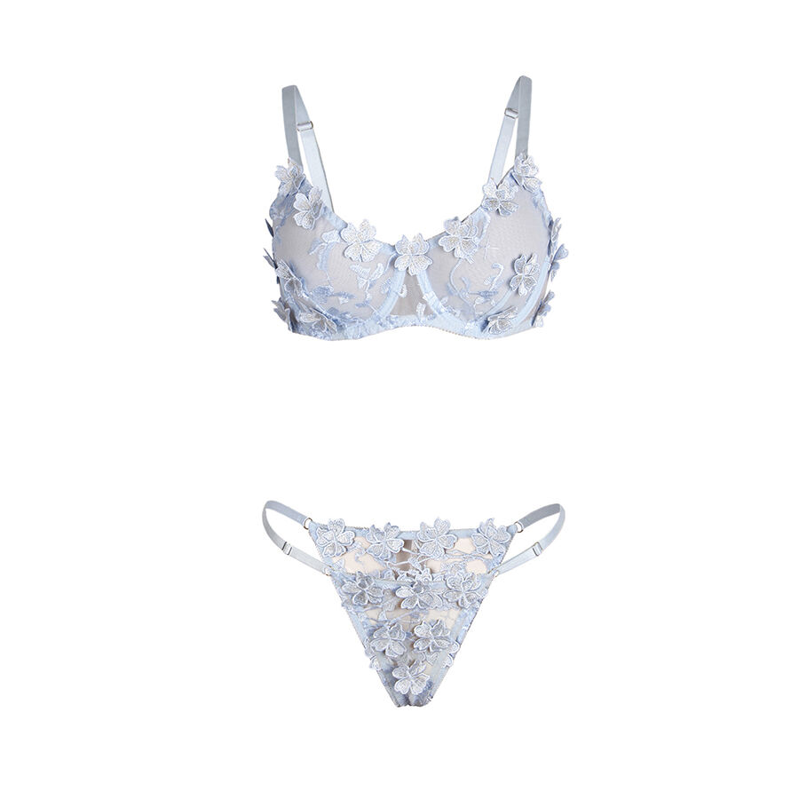 Subblime - 957629 Set Sutien și Chilot Brodat Floral Albastru Ciel /, S/M/L/XL 7 img 203483 509555ccb84db90656cca9c0f0fbfc8b 1