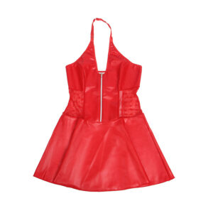 Subblime - 957728 Rochie din Piele Eco cu Dantelă și Fermuar Roșie /, S/M/L/XL 16 Subblime - 957728 Rochie din Piele Eco cu Dantelă și Fermuar Roșie /, S/M/L/XL - imagine 5