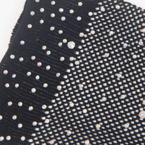 Subblime - 957469SHINE Mănuși Negre Transparente cu Sclipici și Aplicații Diamant S/M 12 Subblime - 957469SHINE Mănuși Negre Transparente cu Sclipici și Aplicații Diamant S/M - imagine 5