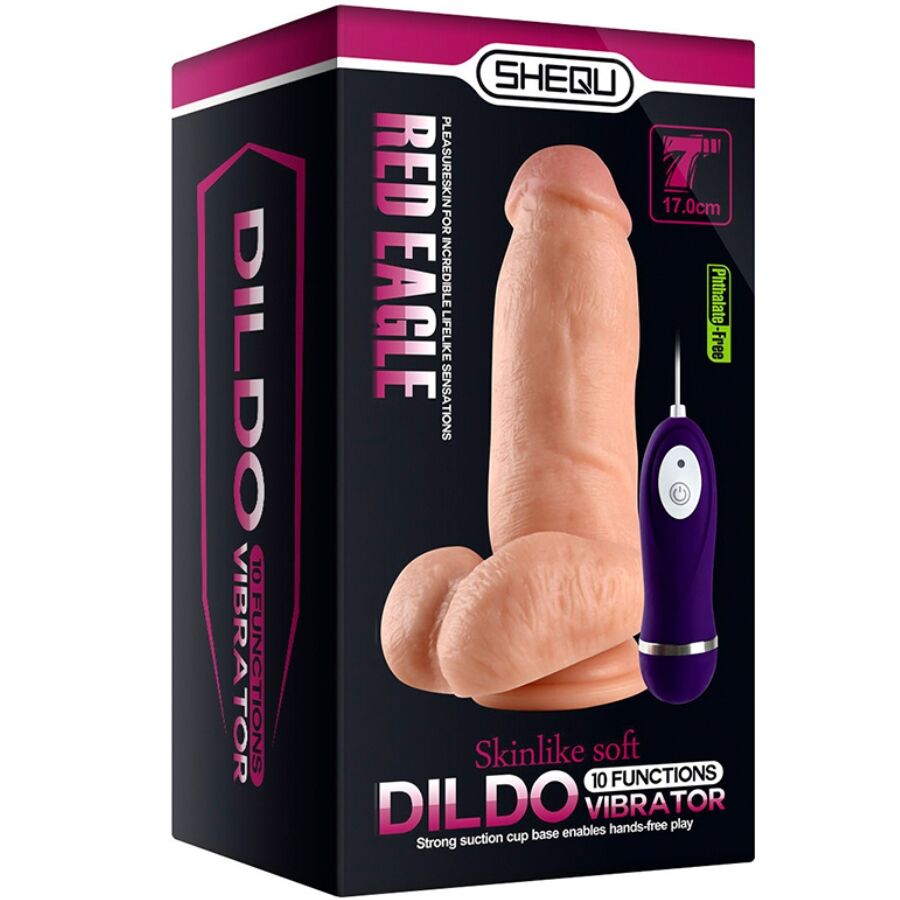 Shequ-Red Eagle Vibrator Dildo cu Telecomandă 17 cm-Silicon 7 img 204236 35964d9d77655a8ee473bdcb41fbd5e3 1