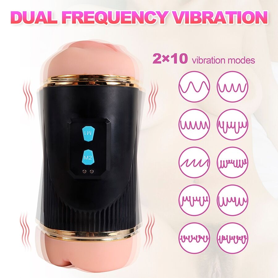 Shequ-Kay Dublu Masturbator cu Gură și Vagin - Vibrație Duală-TPE 7 Shequ-Kay Dublu Masturbator cu Gură și Vagin - Vibrație Duală-TPE · Masturbatoare (imaginea 7)