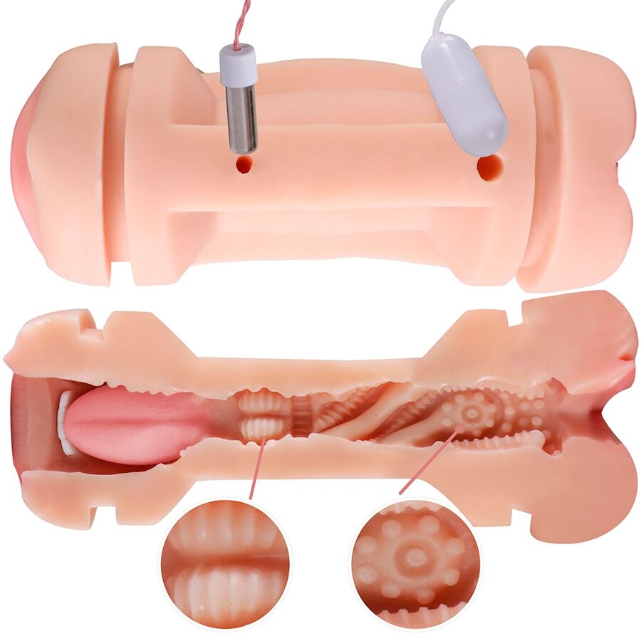 Shequ-Kay Dublu Masturbator cu Gură și Vagin - Vibrație Duală-TPE 3 Shequ-Kay Dublu Masturbator cu Gură și Vagin - Vibrație Duală-TPE · Masturbatoare (imaginea 3)