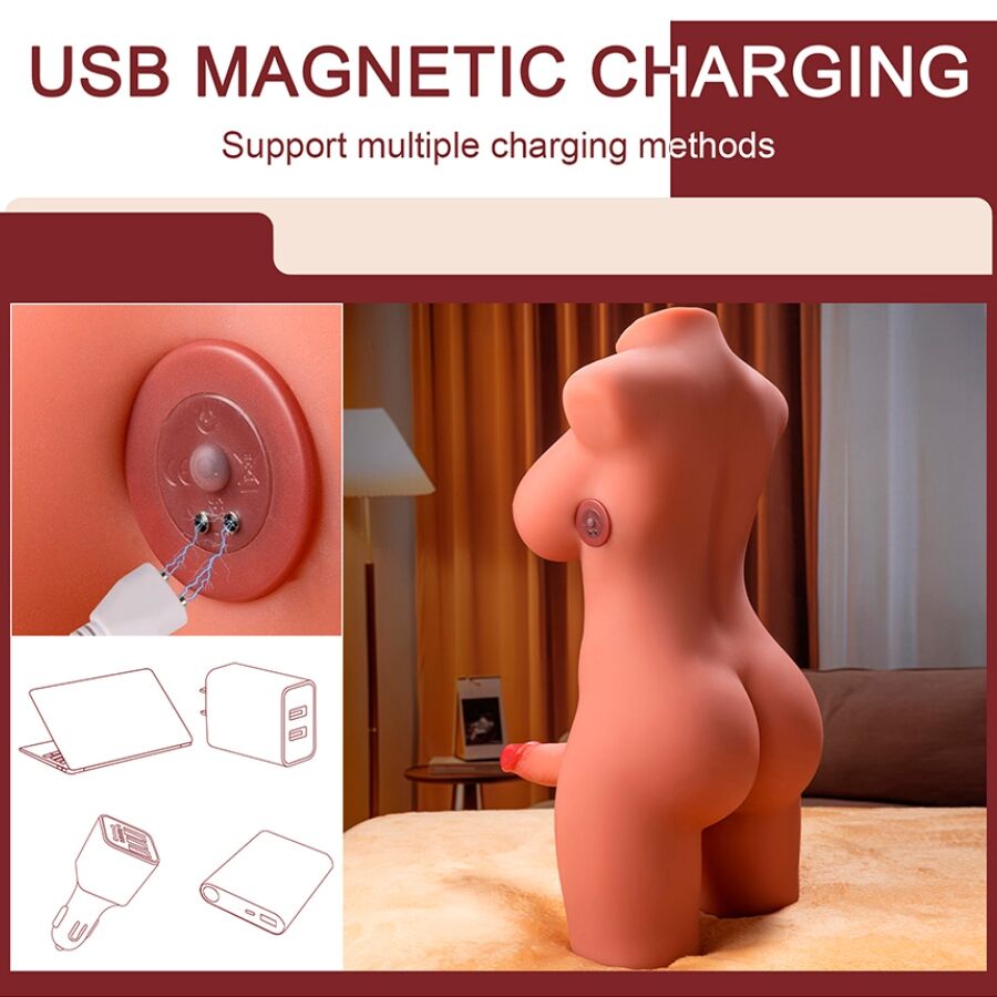 Xise-Miah Lady Boy Tors Feminin cu Dildo, Vibrație și Impingere 10 img 204459 d1cd673294283871f956a0599e93582c 1