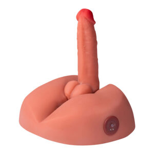 Xise-Honey Dildo Masturbator Realist cu Vibrație 25 cm-TPE - imagine 3