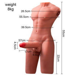 Xise-Jason Torso Masculin Realist Jumătate de Corp cu Impulsuri 22 Xise-Jason Torso Masculin Realist Jumătate de Corp cu Impulsuri - imagine 7