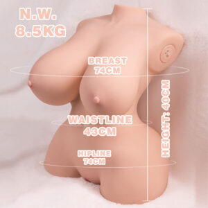 Xise-Mini Torso Realist cu Mișcare de Pătrundere și Vibrație, 40 26 Xise-Mini Torso Realist cu Mișcare de Pătrundere și Vibrație, 40 - imagine 11