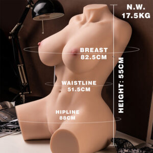 Xise-Muriel Torso Feminin Realist cu Impingere Automată 55 cm-TPE 13 Xise-Muriel Torso Feminin Realist cu Impingere Automată 55 cm-TPE - imagine 4