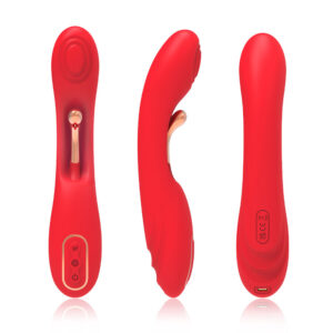 Armony Vibrators-Vibrator cu Limbă Oscilantă Roșu-Silicon, 7 - imagine 3