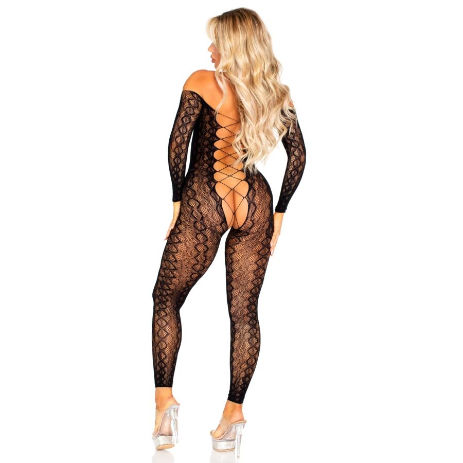 Leg Avenue Bodystockings-Bodystocking fără Fund din Dantelă-Negru 2 img 205331 db24c222a1fa78ceb9e7cd632c4db284 1