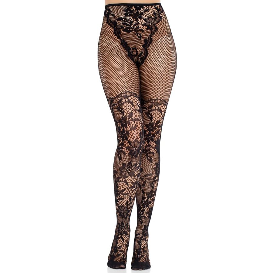 Leg Avenue Hosiery-Dahlia Ciorapi Până la Coapsă din Dantelă 1 img 205358 51c348b16713a252a1f2f70943065877 1