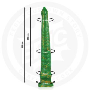 Epic-Dildo Hylos Green Flash-Silicon 11 Epic-Dildo Hylos Green Flash-Silicon - imagine 3