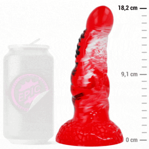 Epic-Dildo Agnis Crimson Fire-Silicon 12 Epic-Dildo Agnis Crimson Fire-Silicon - imagine 4