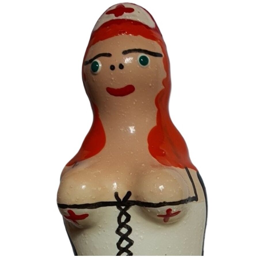 Condomerie-Prezervative Pictate Manual Asistentă Roșcată-Latex