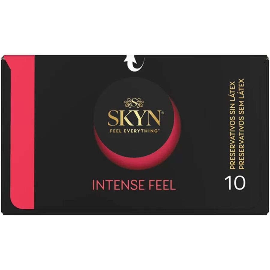 Skyn - Intense Feel Prezervative Texturate fără Latex cu Design Valurit, 10 Bucăți 2 img 206064 c85b330a75f62077006ddae979a1d335 1