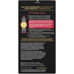 Skyn - Intense Feel Prezervative Texturate fără Latex cu Design Valurit, 10 Bucăți 6 Skyn - Intense Feel Prezervative Texturate fără Latex cu Design Valurit, 10 Bucăți - imagine 3