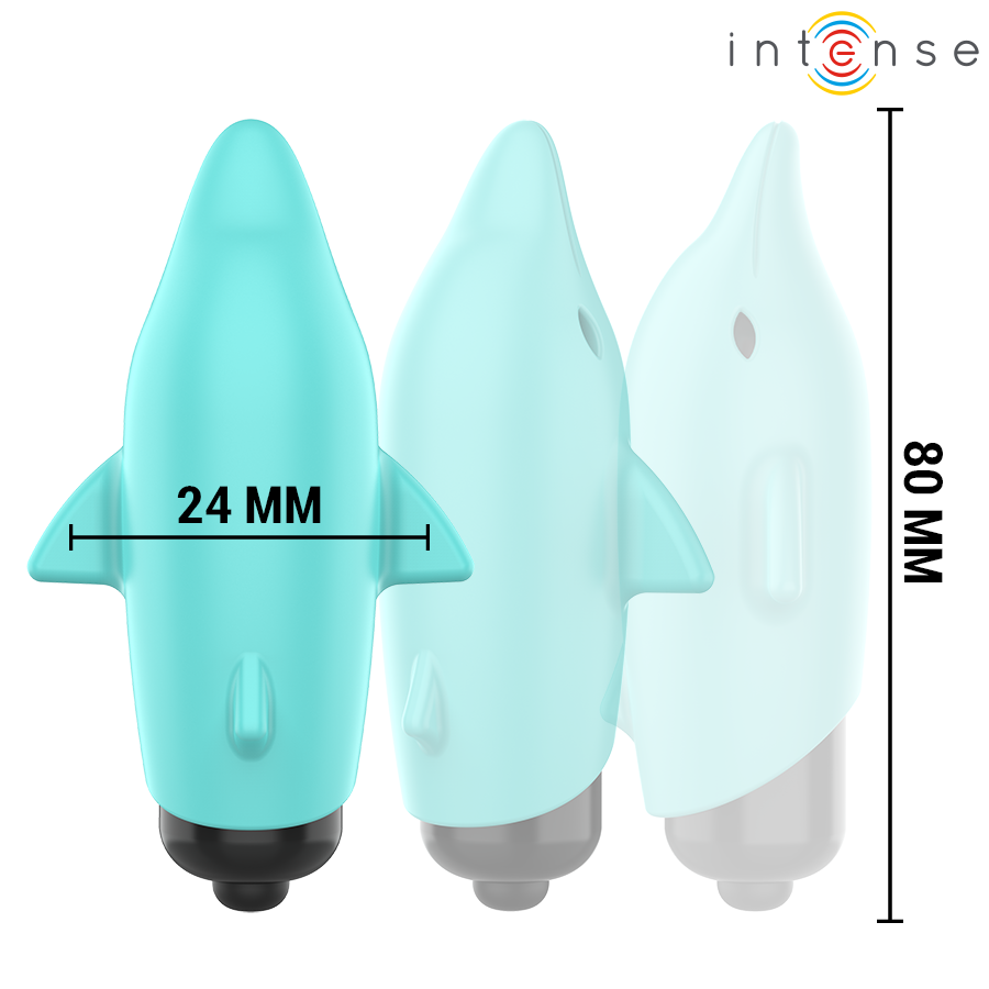 Intense Fun Toys-Echo Bullet Vibrant Dolphin Albastru 8 X 4.7 cm 2 Intense Fun Toys-Echo Bullet Vibrant Dolphin Albastru 8 X 4.7 cm · Vibratoare (imaginea 2)