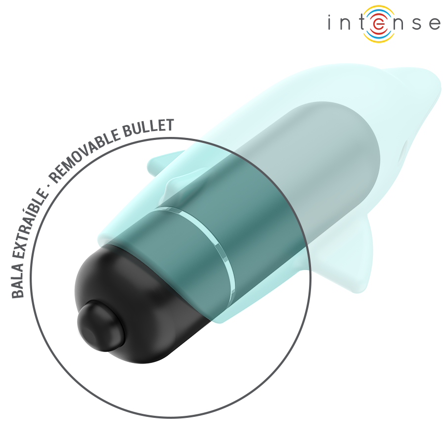 Intense Fun Toys-Echo Bullet Vibrant Dolphin Albastru 8 X 4.7 cm 5 Intense Fun Toys-Echo Bullet Vibrant Dolphin Albastru 8 X 4.7 cm · Vibratoare (imaginea 5)