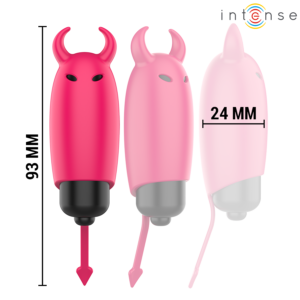 Intense Fun Toys-Scarlet Mini-bullet cu Vibrații Demon Roșu 9.3 cm - imagine 2