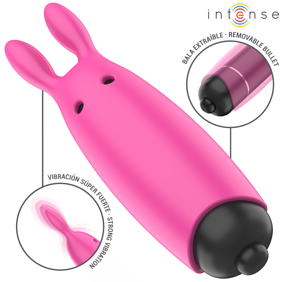 Intense Fun Toys-Hopper Pink Mini Bullet Vibrant 8.3 X 2.4 cm 3 img 206271 cc4542348faf4fca2f6b8a4e7c4993ca 1