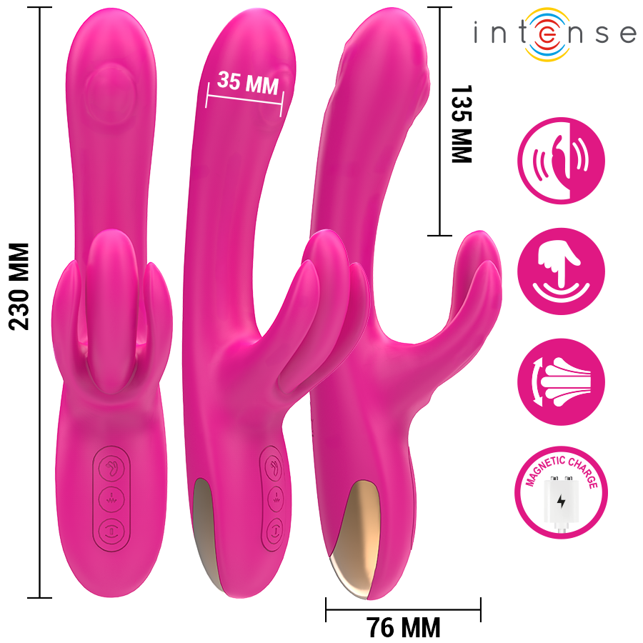 Intense High Tech-Britney Vibrator Rabbit Multifuncțional 23 cm 2 img 206313 3d148d0f273c991f48d326f58f13d631 1