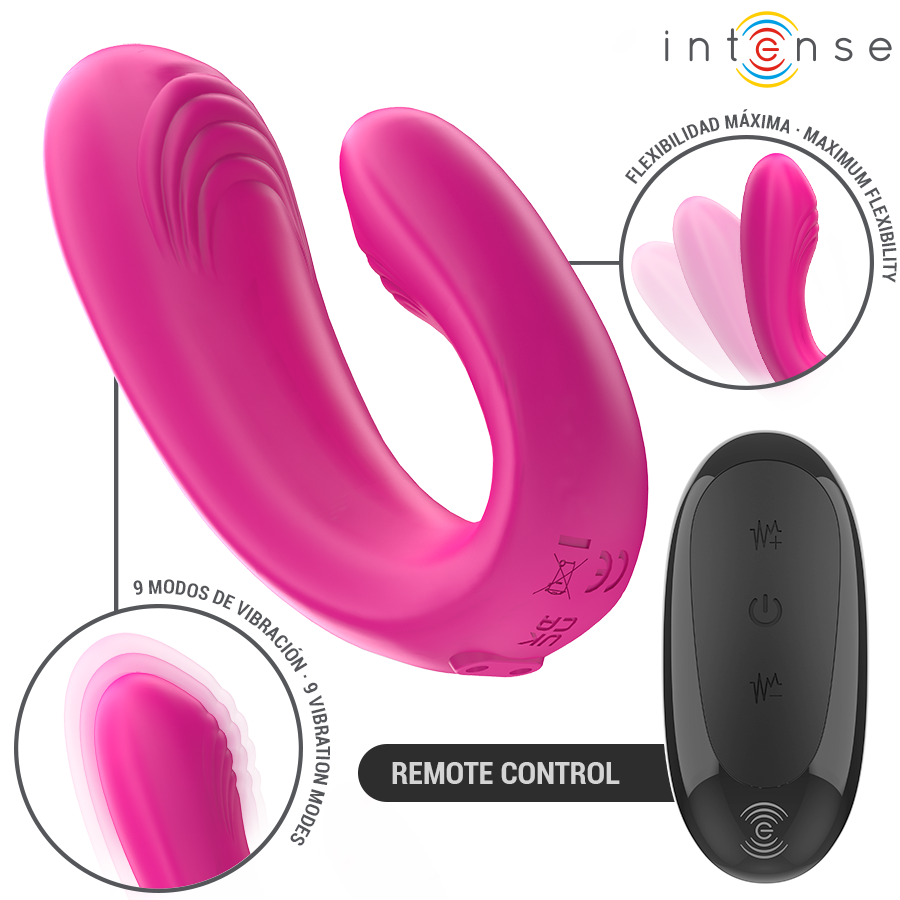 Intense Remote Control-Janet Stimulator Dual în Formă de U 2 img 206377 6fa471555353587064aaca8d2c67ee3d 1