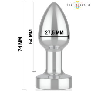 Intense Anal Toys-Anal Plug 10 Vibrații Metal cu Telecomandă · Jucarii Anale (imaginea 4)