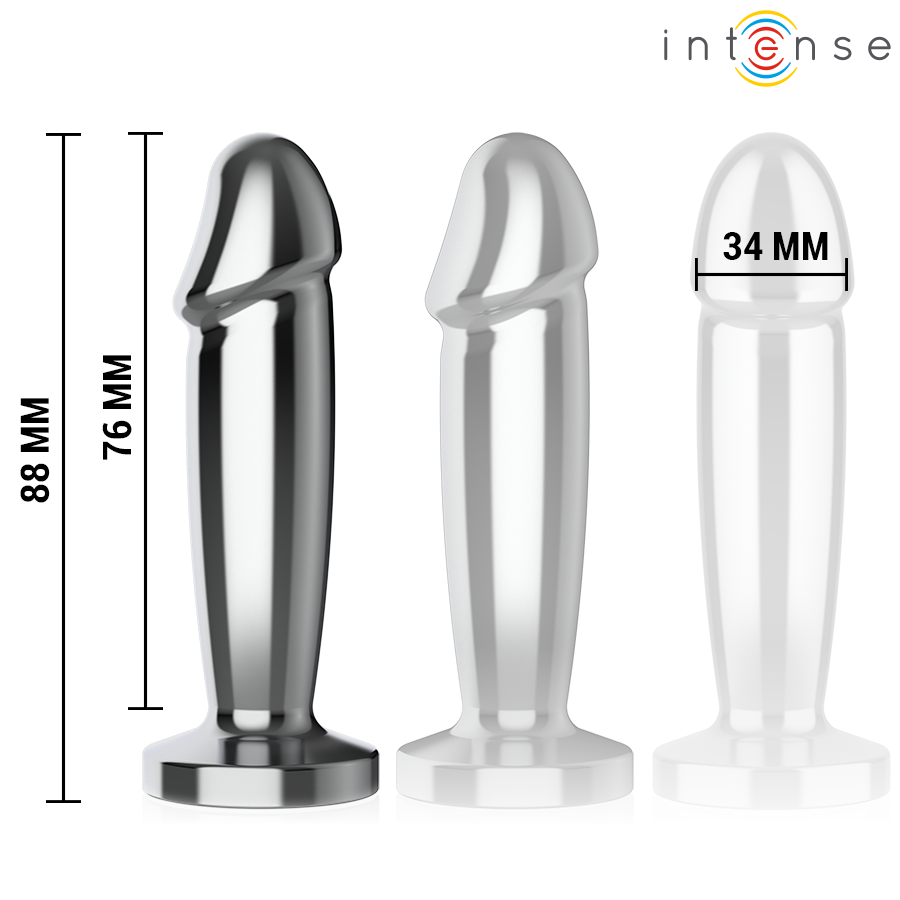 Intense Anal Toys-Plug Anal Metalic 10 Vibrații cu Telecomandă 6 img 206433 a78f5ff22b83a46f7f73913b6cb2392f 1