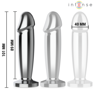 Intense Anal Toys-Plug Anal Metalic cu 10 Vibrații - imagine 4