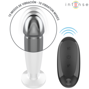 Intense Anal Toys-Plug Anal Metalic cu 10 Vibrații - imagine 3