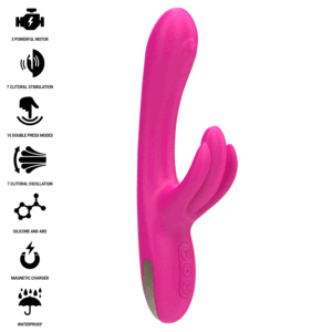 Intense High Tech-Britney Vibrator Rabbit Multifuncțional 23 cm 16 Intense High Tech-Britney Vibrator Rabbit Multifuncțional 23 cm - imagine 8